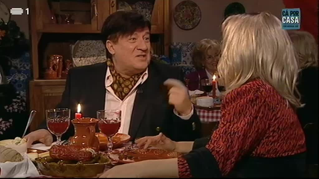 Imagem de Cá Por Casa com Herman José - Fernando Tordo, Dina Aguiar, Isabel Angelino, Luís Pereira de Sousa, David Dias