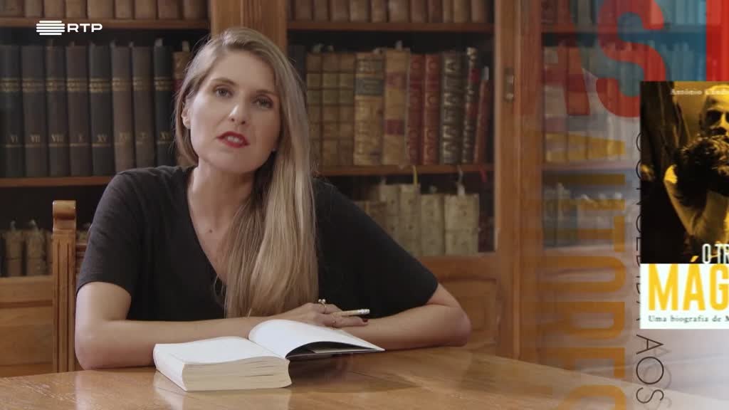 Imagem de Todas as Palavras - José Eduardo Agualusa e Mia Couto, autores do livro "O terrorista elegante e outras histórias" e António Cândido Franco autor da biografia de Mário Cesariny intitulada "O triângulo mágico"