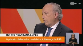 Rui Rio/ Santana Lopes - O Debate