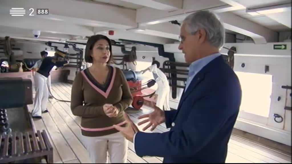 Imagem do Programa / Episiódio - Visita Guiada - Fragata D. Fernando II e Glória, Cacilhas - Almada