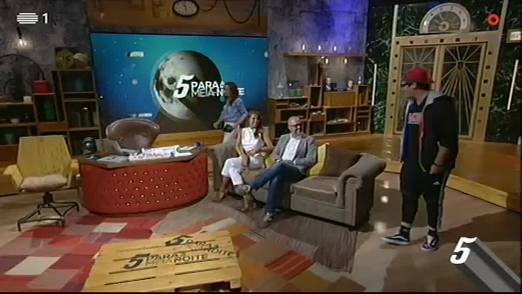 Imagem de 5 Para a Meia-Noite - Catarina Furtado, João Miguel Tavares, D4rk Frame, Miguel Duarte, The BLKBRDS vs Jukebox Crew