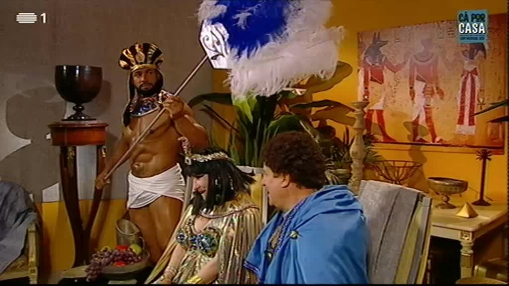 Imagem de Cá Por Casa com Herman José - Blaya, Maria Sampaio, Ricardo Trêpa, Mariana Marques Guedes, Diogo Batáguas, Ménito Ramos