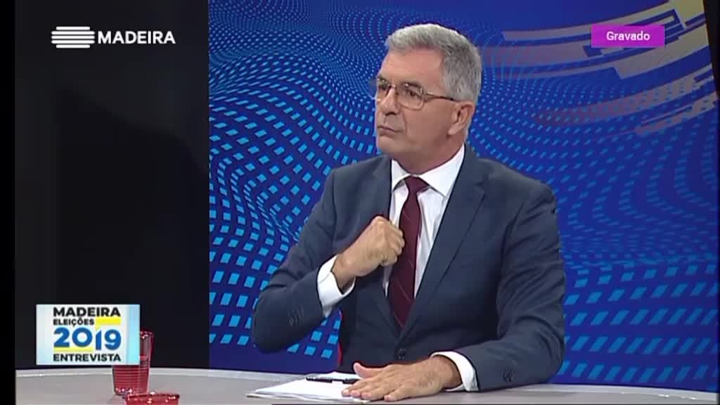 Imagem de Regionais Madeira 2019 - Entrevista - Edgar Silva - CDU
