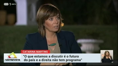 Debates Legislativas 2019 - A Entrevista: Catarina Martins