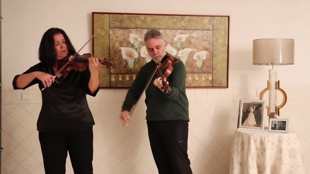 Imagem de Pedro Muñoz e Ana Beatriz Manzanilla - Pedro Muñoz e Ana Beatriz Manzanilla - Duo para Violino e Viola de Mozart
