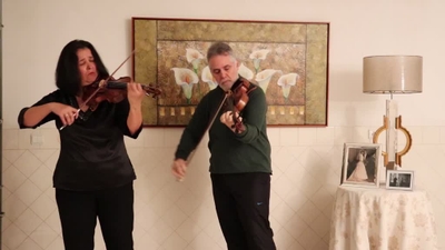 Pedro Muñoz e Ana Beatriz Manzanilla - Pedro Muñoz e Ana Beatriz Manzanilla - Duo para Violino e Viola de Mozart