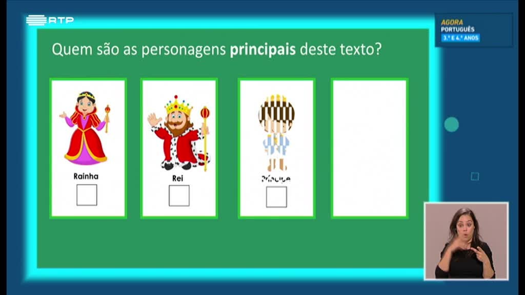 Imagem de Texto Narrativo: A Princesa e a Ervilha