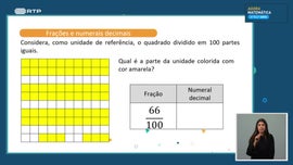 Imagem de N�meros racionais n�o negativos na forma de fra��o, decimal e percentagem.�