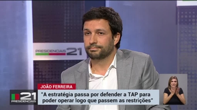 Presidenciais 2021 - Entrevistas - João Ferreira