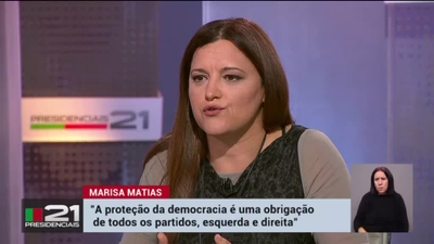 Presidenciais 2021 - Entrevistas - Marisa Matias