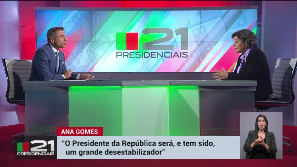 Imagem de Presidenciais 2021 - Entrevistas - Ana Gomes