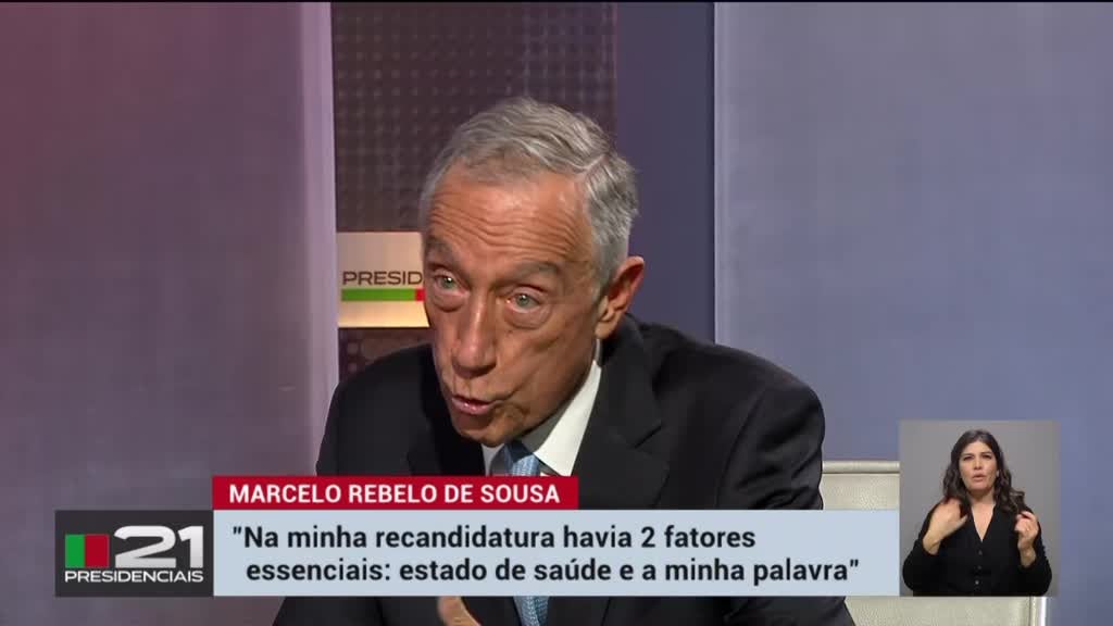 Imagem de Presidenciais 2021 - Entrevistas - Marcelo Rebelo de Sousa