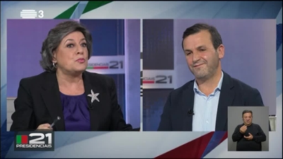 Presidenciais 2021 - Debates - Ana Gomes x Vitorino Silva