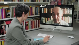 António Mega Ferreira autor de «Desamigados» e Daniel Sampaio autor de «Relato de um Sobrevivente»