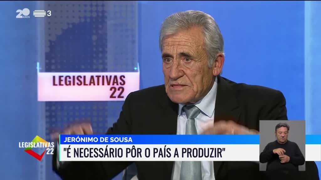 Imagem de Eleições Legislativas 2022 - Entrevist - PCP - Jerónimo de Sousa