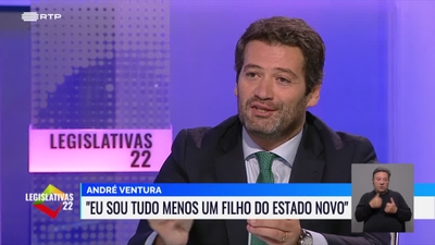 Eleições Legislativas 2022 - Entrevist - Chega - André Ventura