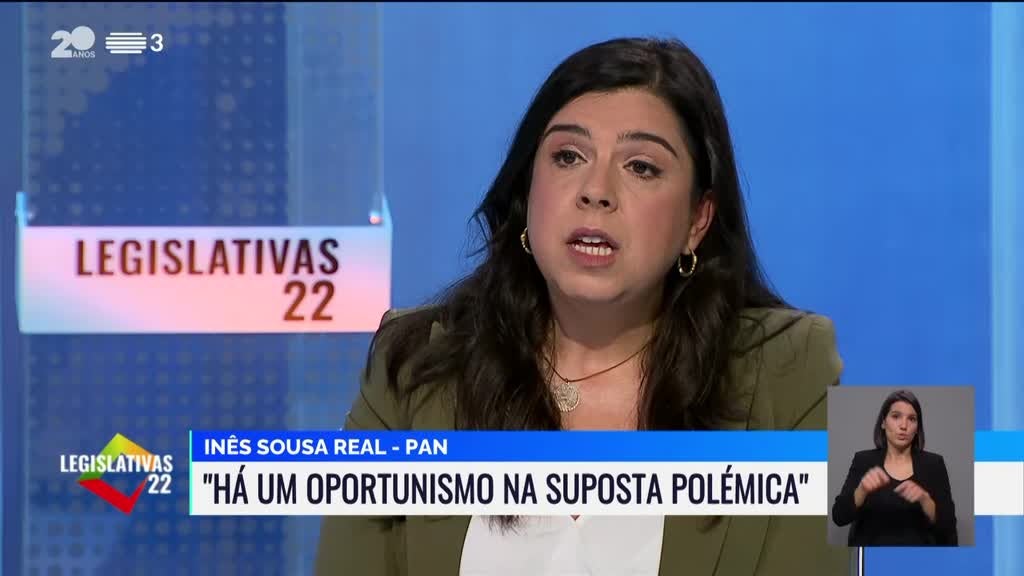 Imagem de Eleições Legislativas 2022 - Entrevist - PAN - Inês Sousa Real