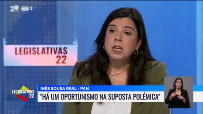 Eleições Legislativas 2022 - Entrevist - PAN - Inês Sousa Real