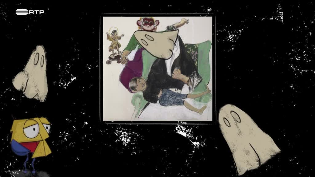 Imagem de duARTe: Uma Peça de Arte - Tríptico Autorretrato, Sonho e Família, Paula Rego