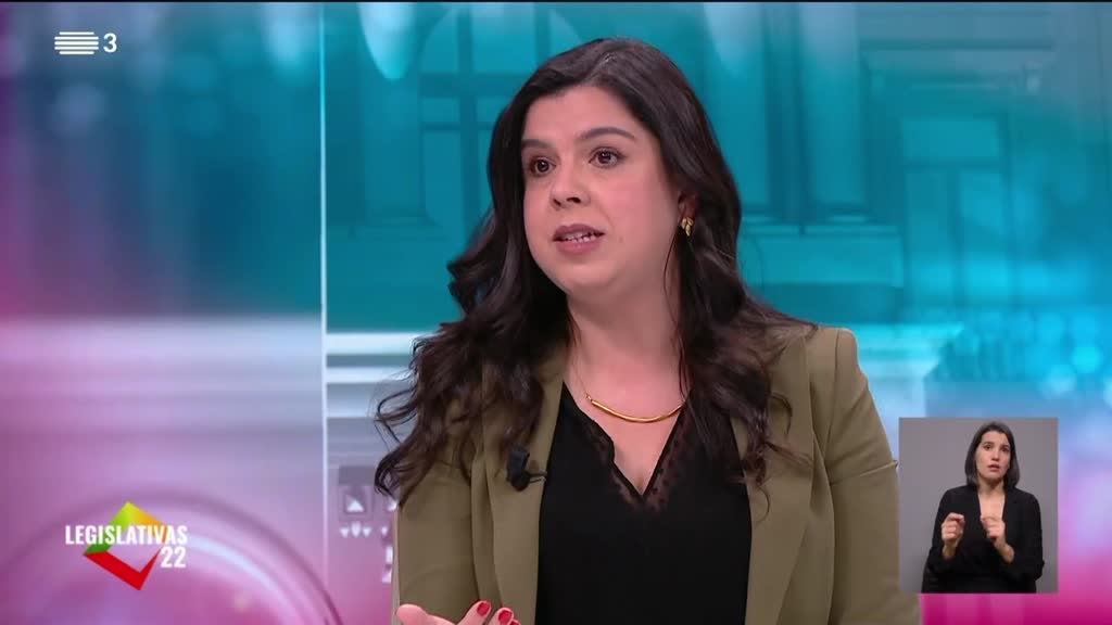 Imagem de Legislativas 22 - Debates SIC/ SIC NOTÍ - Rui Tavares x Inês de Sousa Real