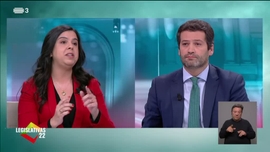 Inês Sousa Real x André ventura