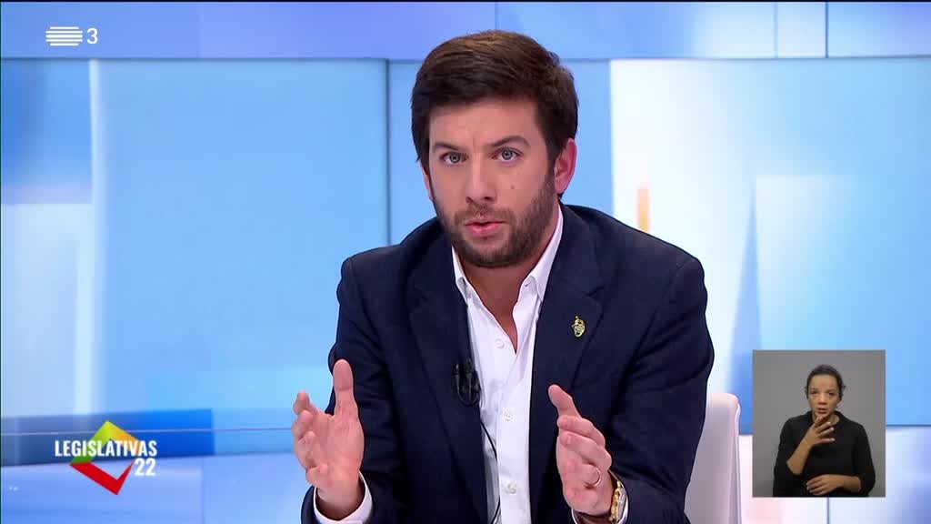 Imagem de Legislativas 22 - Debates TVI/CNN Portug - Rui Rio x Francisco Rodrigues dos Santos