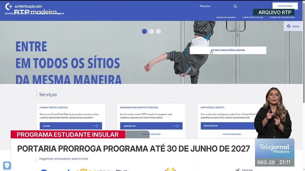 Imagem de Telejornal Madeira