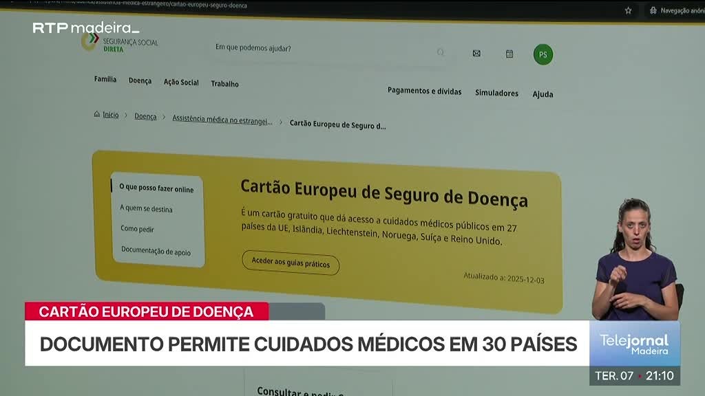 Imagem de Telejornal Madeira