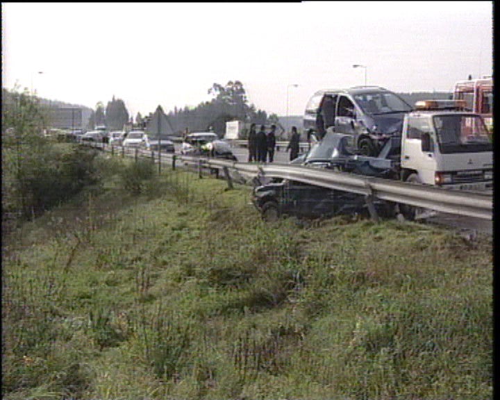 Acidente de viação na autoestrada do norte