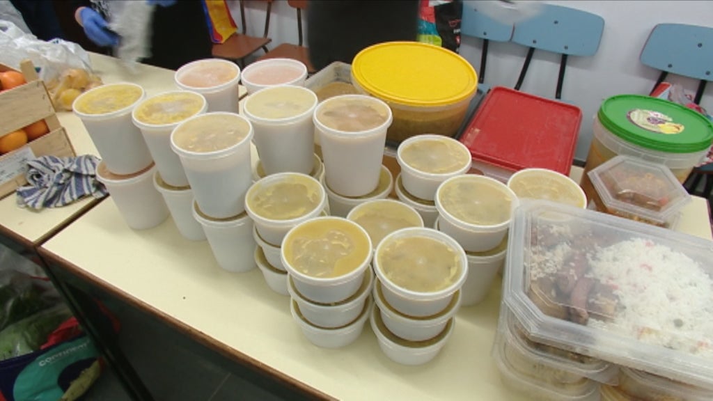 Refeições na Paróquia da Sé