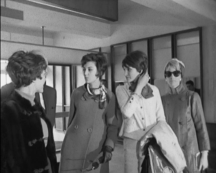 Chegada de modelos francesas a Lisboa