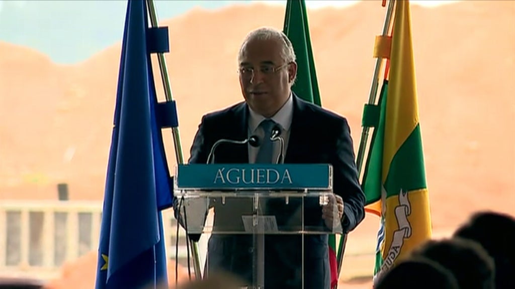 António Costa em Águeda