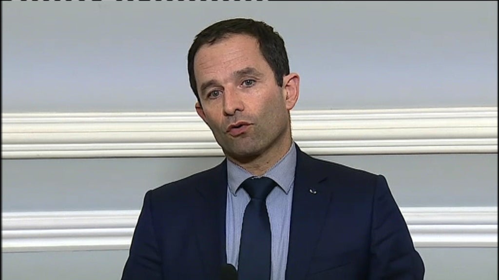 Conferência de imprensa de Benoît Hamon