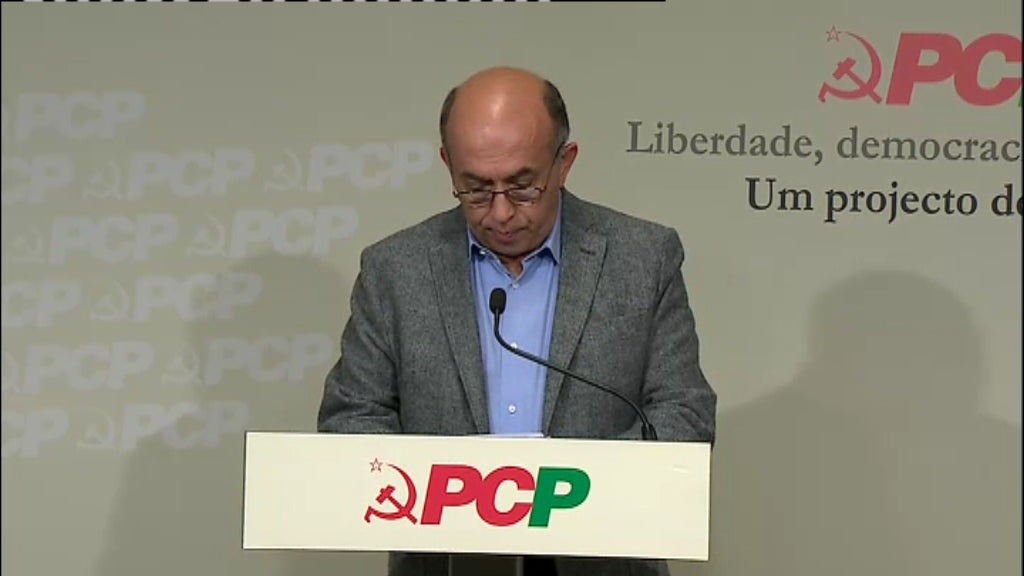 Conferência de imprensa de Jorge Pires