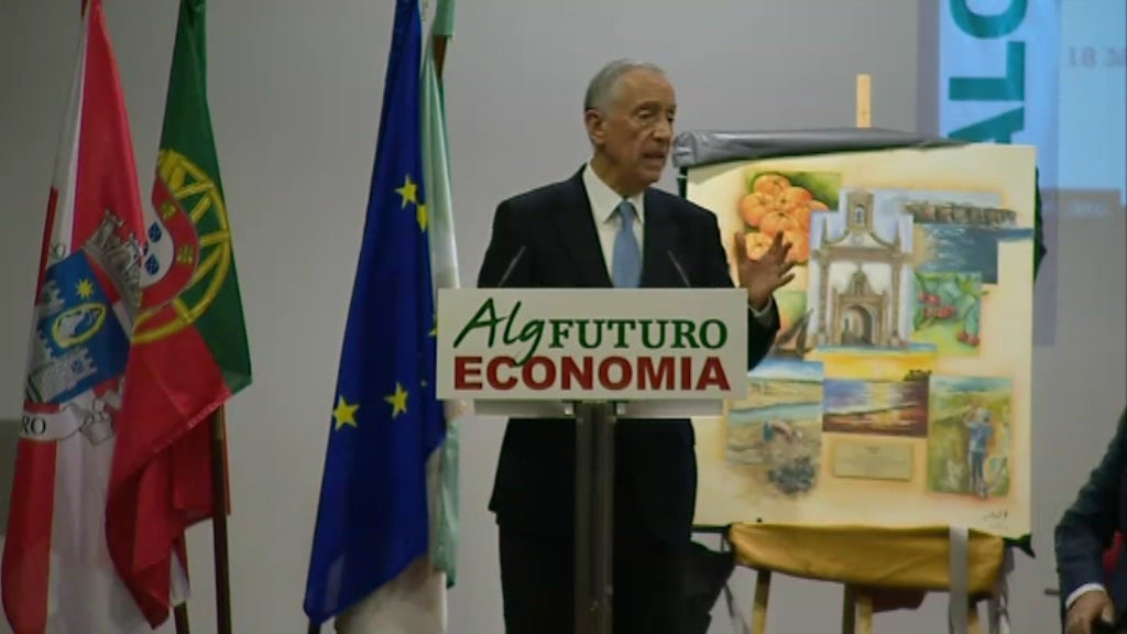 Marcelo Rebelo de Sousa no Algarve