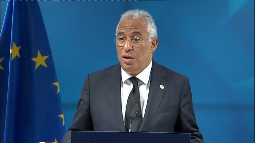 Conferência de imprensa de António Costa