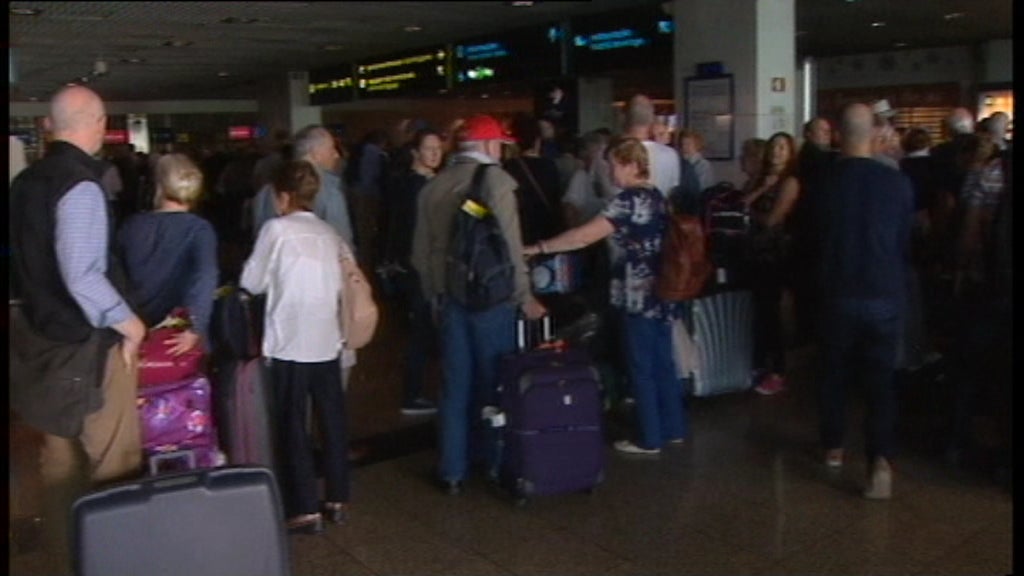Condicionamentos no aeroporto do Funchal