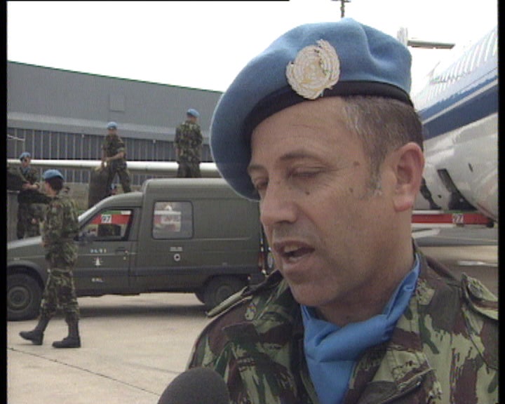 Partida de militares para Moçambique