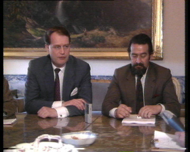 João de Deus Pinheiro recebe Anders Biorck