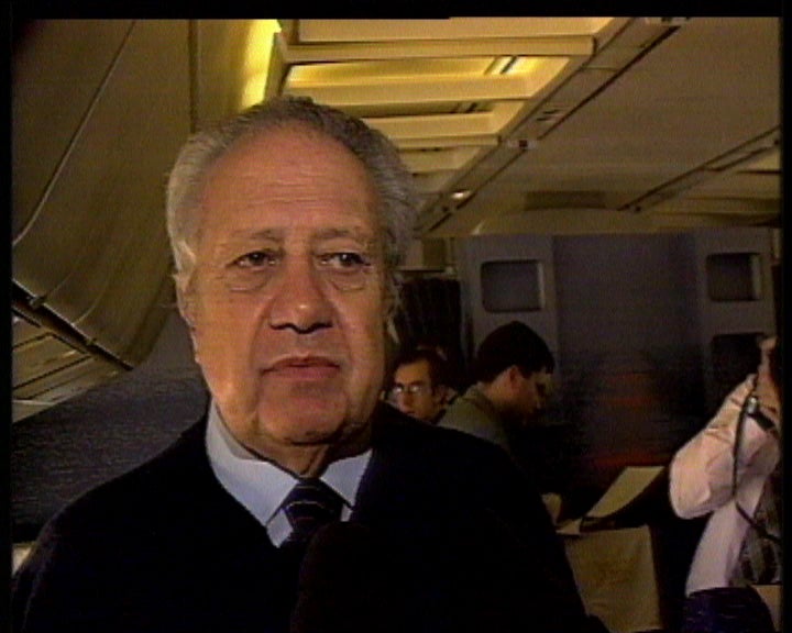 Reação de Mário Soares à morte de Mitterrand