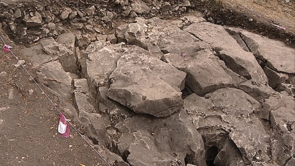 Escavações num Castro na Azambuja