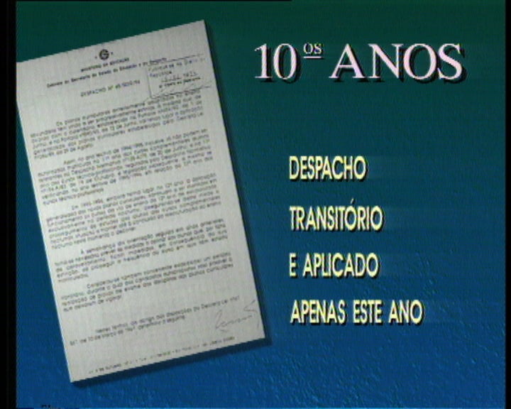 Novas regras para o 12º ano