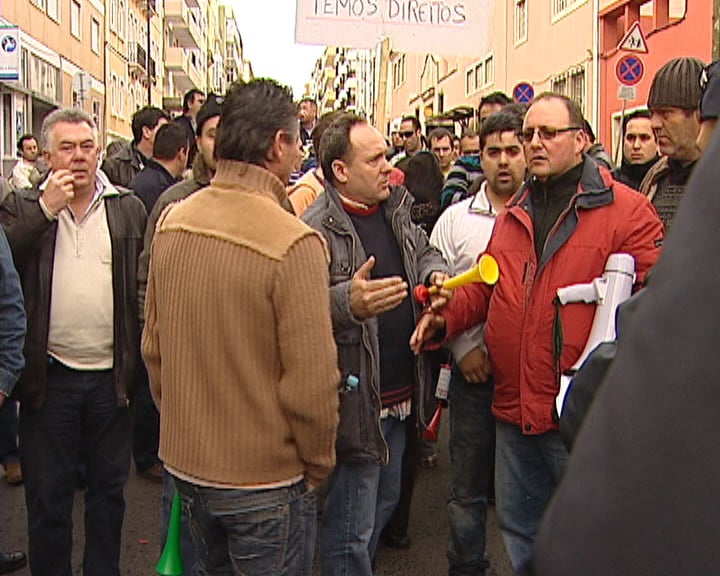 Manifestação de feirantes