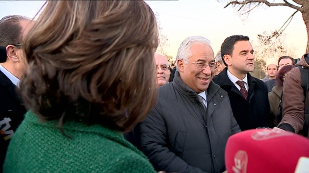 António Costa visita zonas afetadas pelos incêndios