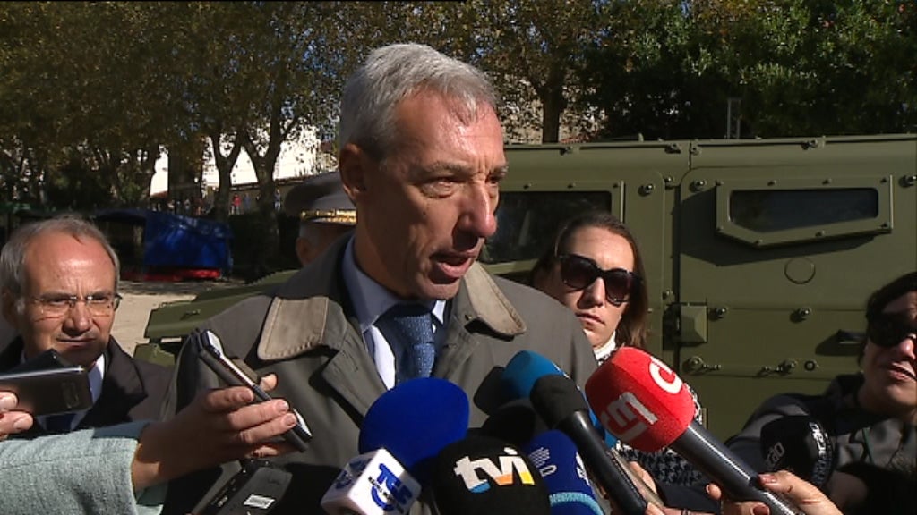 João Gomes Cravinho no Dia do Exército em Guimarães