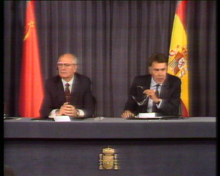 Visita de Gorbachev a Espanha