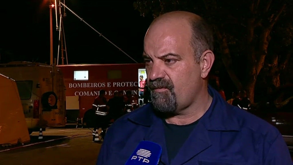 Incêndio florestal controlado em Mação