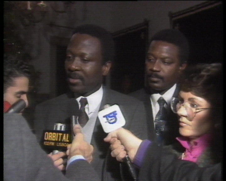 Declarações de Rui Mingas e de Alicerces Mango