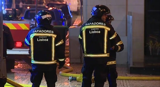 Incêndio num hotel em Lisboa