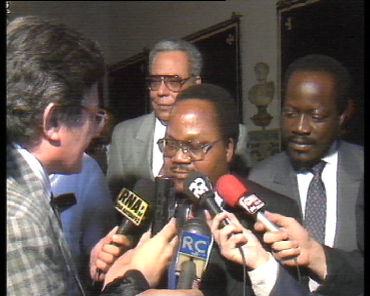 Delegação da UNITA recebida por Mário Soares